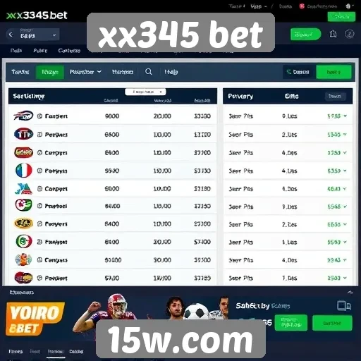 Apostas esportivas no site xx345 bet